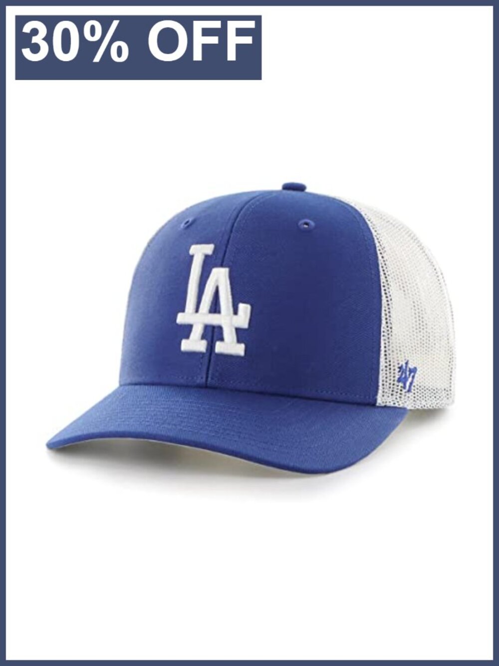 MLB Los Angeles Dodgers Trucker Snapback Adjustable Baseball Hat Adult